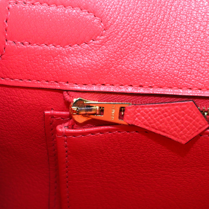 Birkin 30 Rose Jaipur in Epsom Leather GHW