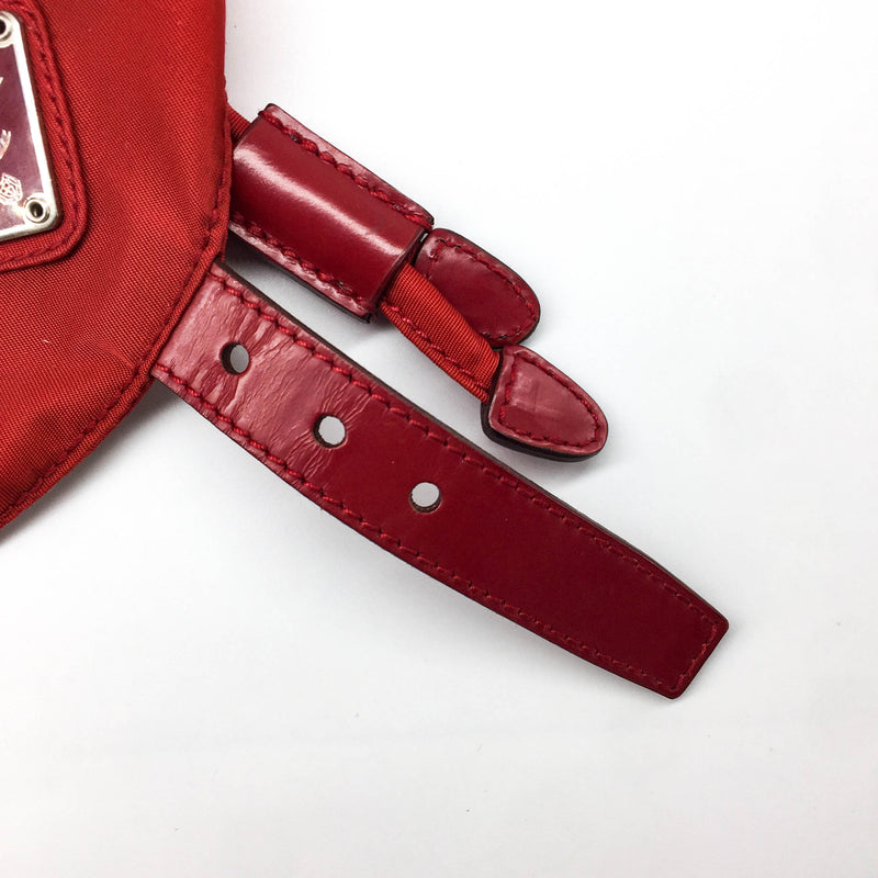 Vela Red Backpack in Nylon Red
