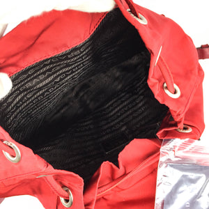 Vela Red Backpack in Nylon Red