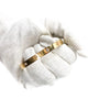 Love Bracelet Yellow Gold with 4 Diamonds (Size 17)