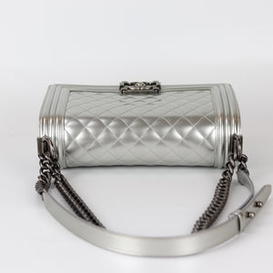 Old Medium Boy in Silver Patent Leather with RHW