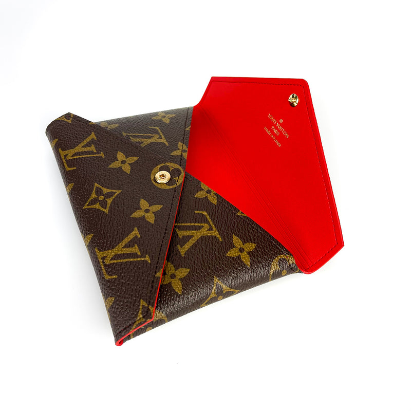 Louis Vuitton Silver Epi Leather Kirigami Medium Envelope Pochette