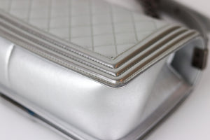 Old Medium Boy in Silver Patent Leather with RHW