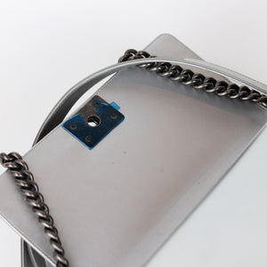 Old Medium Boy in Silver Patent Leather with RHW