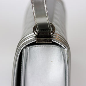 Old Medium Boy in Silver Patent Leather with RHW