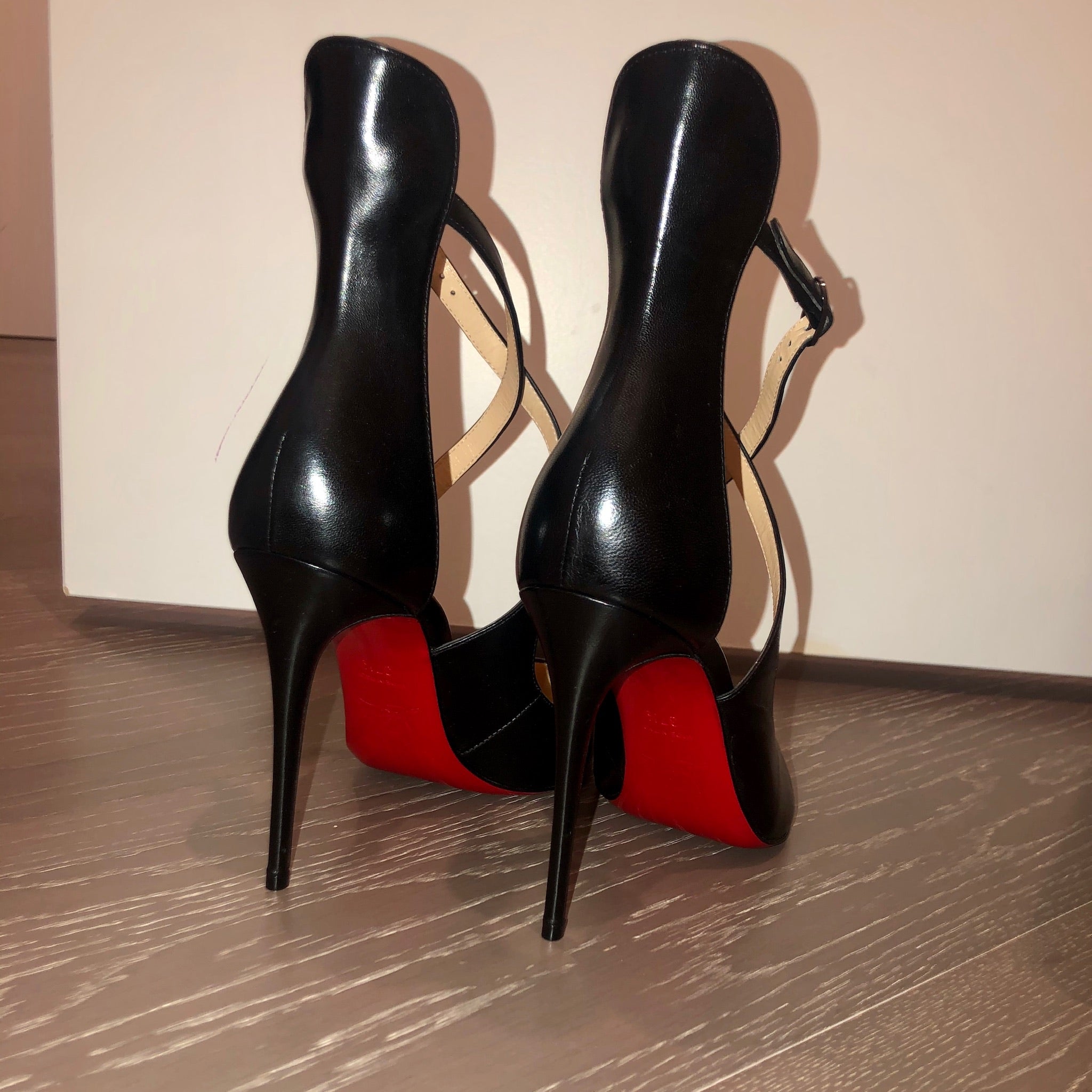 CHRISTIAN LOUBOUTIN Marlenarock 100 Heels 39 Black – Bag Religion