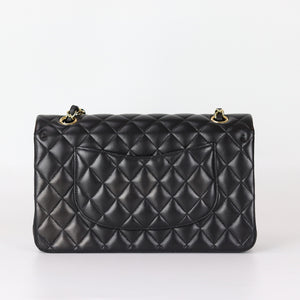 Classic Flap Black Medium Lambskin GHW