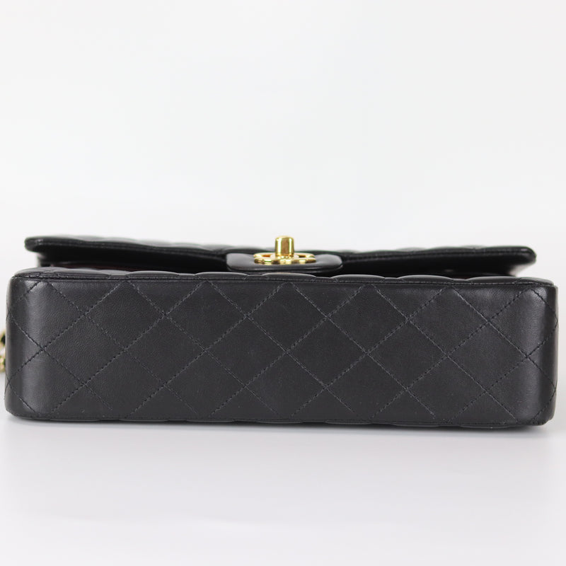 Classic Flap Black Medium Lambskin GHW