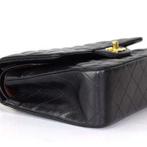Classic Flap Black Medium Lambskin GHW