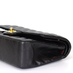 Classic Flap Black Medium Lambskin GHW