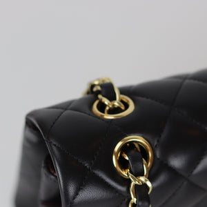 Classic Flap Black Medium Lambskin GHW