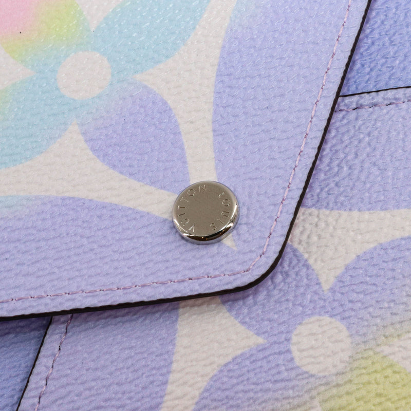 Louis Vuitton Kirigami Pochette Blue/Pink/Beige in Coated Canvas
