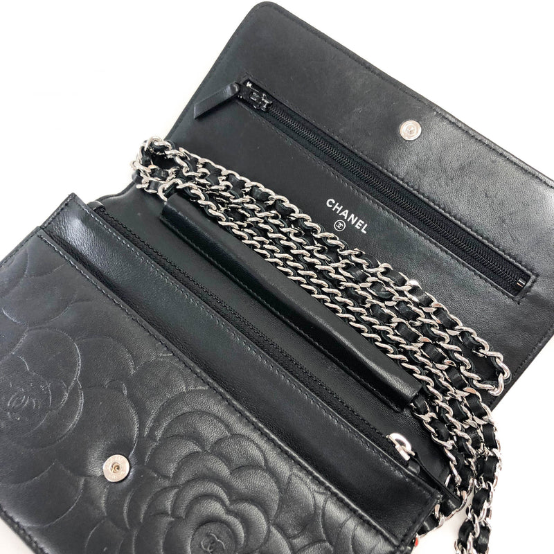 Chanel Wallet on Chain Camellia Lambskin