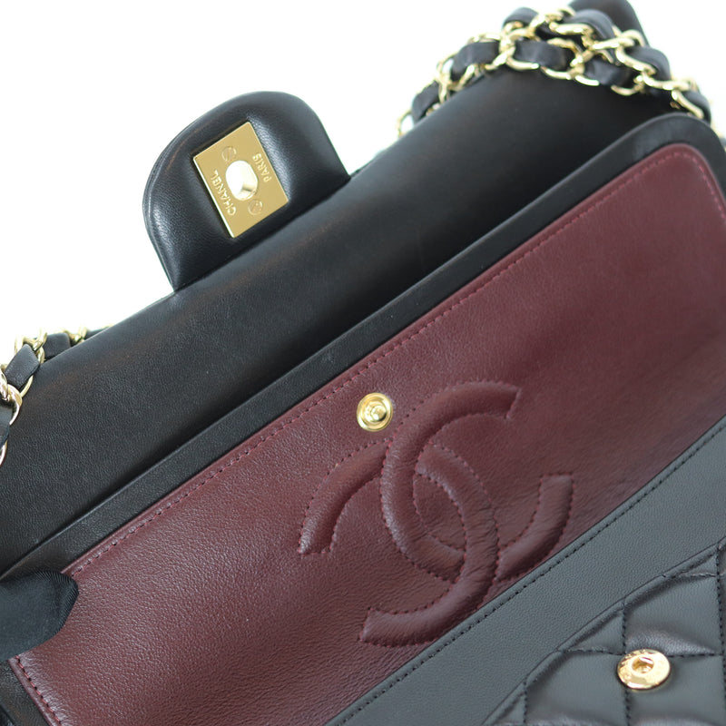 Classic Flap Black Medium Lambskin GHW