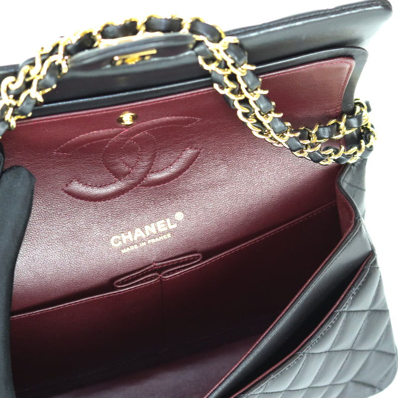 Classic Flap Black Medium Lambskin GHW