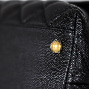 Caviar Quilted Medium Coco Handle Flap