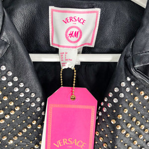 Versace for H&M Leather Trench Coat with Gold details