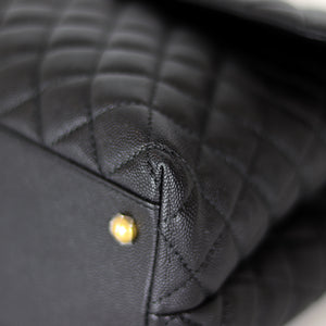 Caviar Quilted Medium Coco Handle Flap