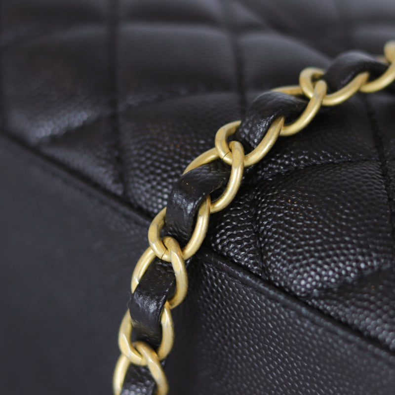Caviar Quilted Medium Coco Handle Flap