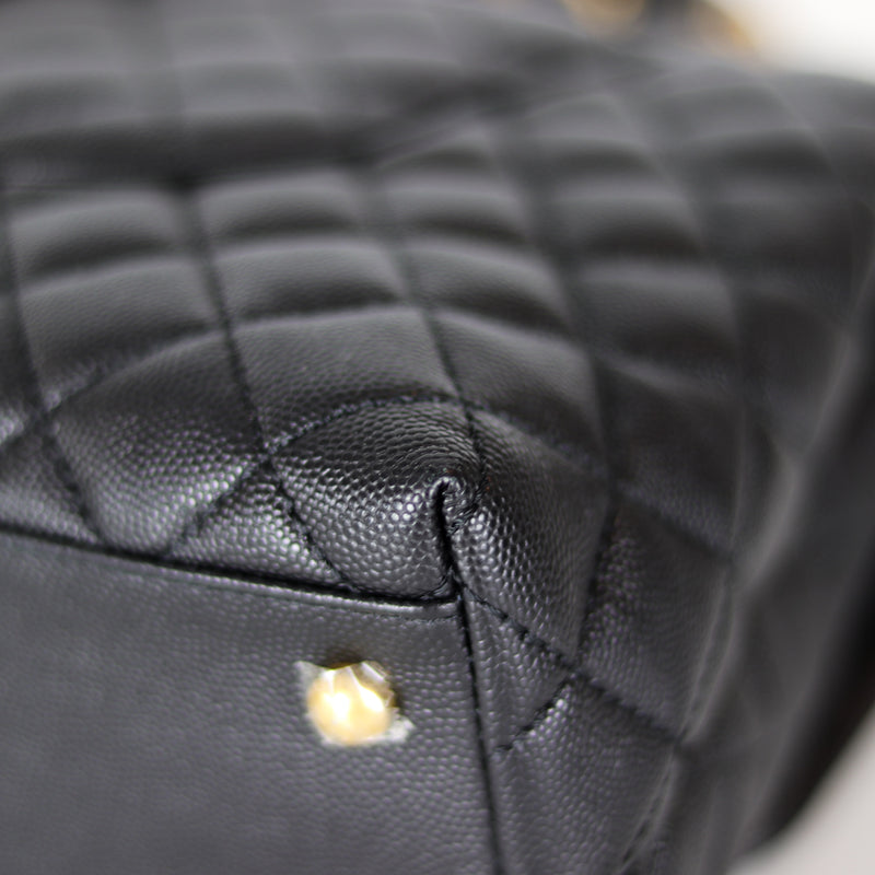 Caviar Quilted Medium Coco Handle Flap