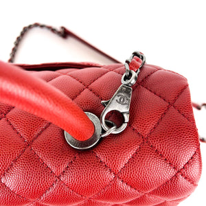 Medium Coco Handle Red Caviar RHW