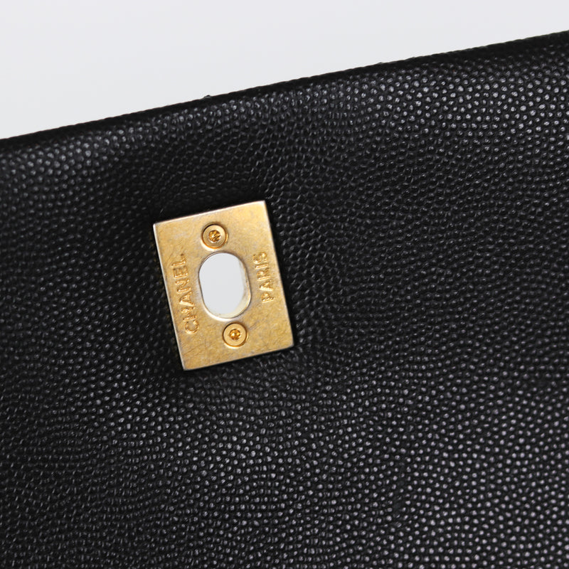 Caviar Quilted Medium Coco Handle Flap