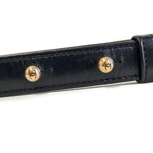 Old Medium Pearly Black Boy Bag in Lambskin Leather