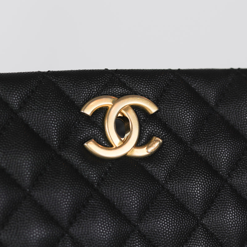 Caviar Quilted Medium Coco Handle Flap