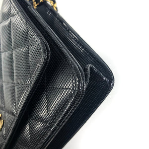 Quilted Wallet on Chain WOC Pixel Leather