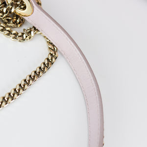 Mini Lady Dior Bag In Baby Pearly Pink with Light Gold Hardware