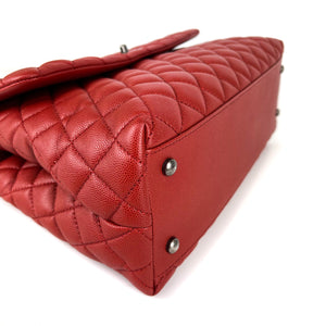 Medium Coco Handle Red Caviar RHW