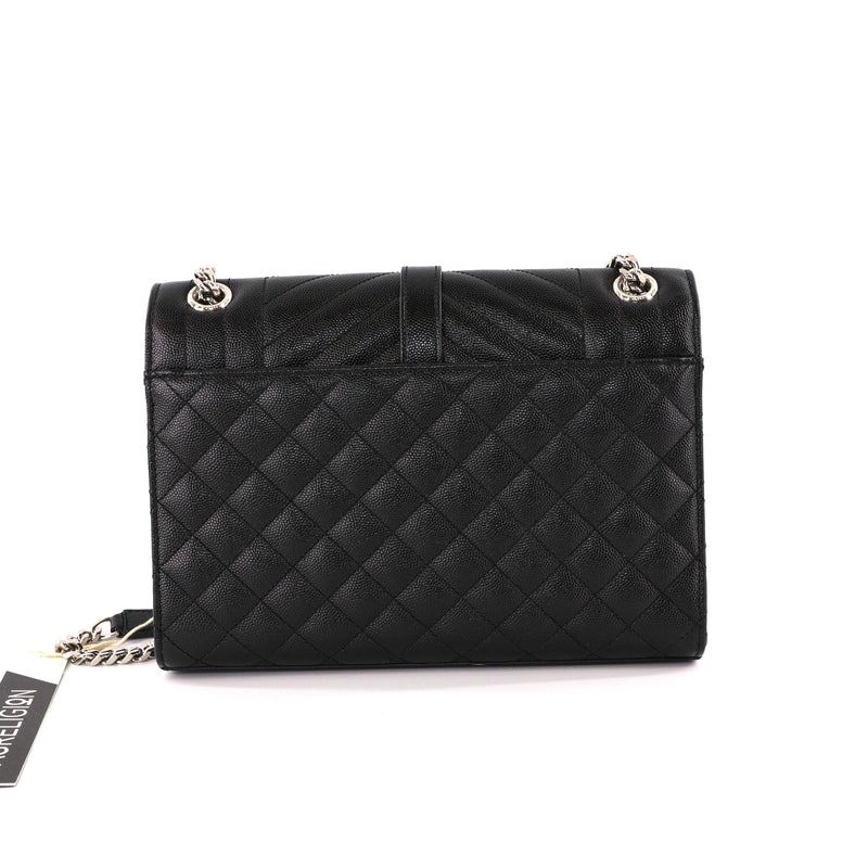 Medium Envelope in Mixed Matelasse Grain de Poudre Embossed Leather