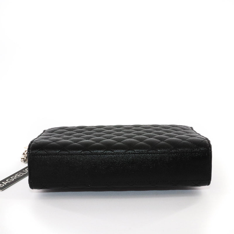Medium Envelope in Mixed Matelasse Grain de Poudre Embossed Leather