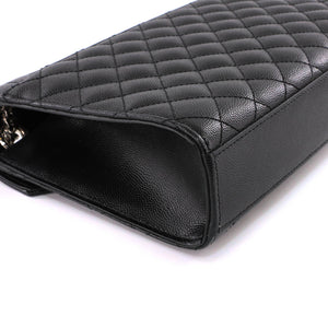 Medium Envelope in Mixed Matelasse Grain de Poudre Embossed Leather