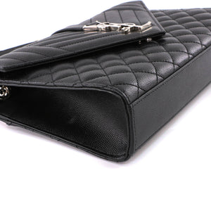 Medium Envelope in Mixed Matelasse Grain de Poudre Embossed Leather