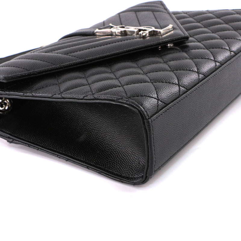Medium Envelope in Mixed Matelasse Grain de Poudre Embossed Leather