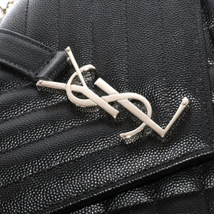 Medium Envelope in Mixed Matelasse Grain de Poudre Embossed Leather