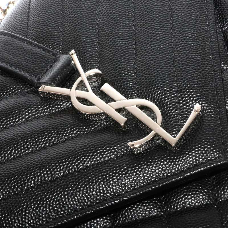 Medium Envelope in Mixed Matelasse Grain de Poudre Embossed Leather