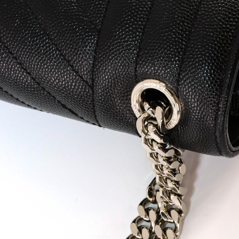 Medium Envelope in Mixed Matelasse Grain de Poudre Embossed Leather
