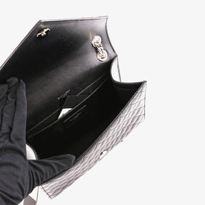Medium Envelope in Mixed Matelasse Grain de Poudre Embossed Leather
