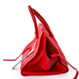 Medium Phantom Handbag in Red Calfskin