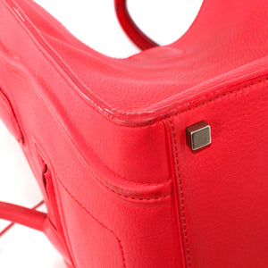 Medium Phantom Handbag in Red Calfskin