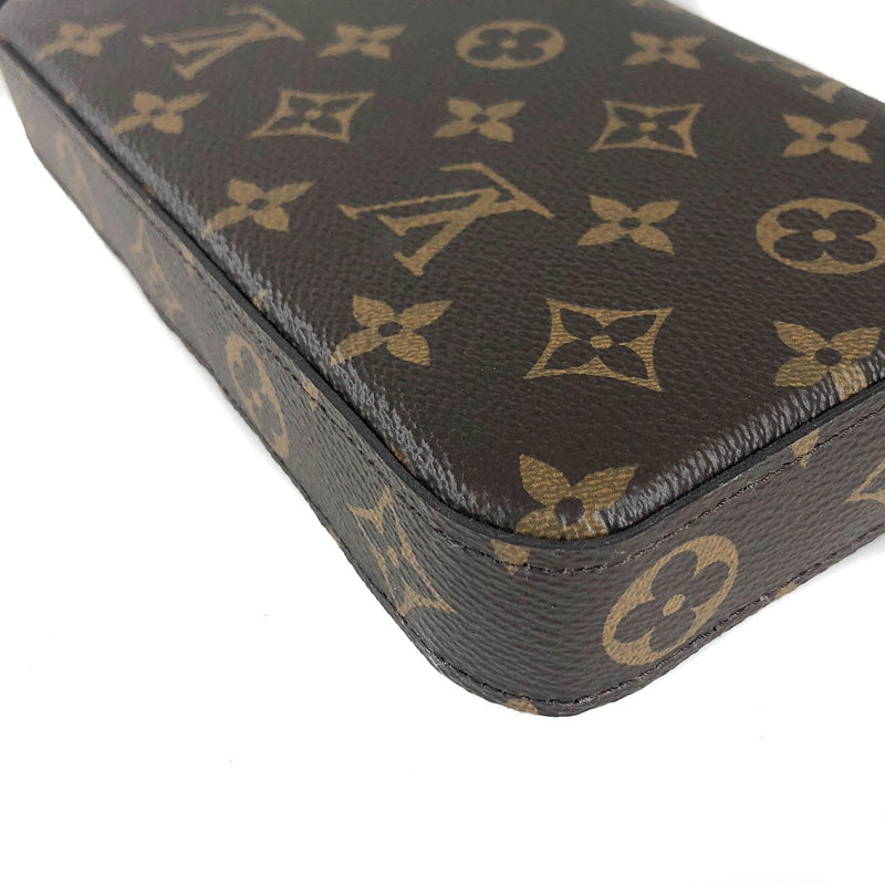 Pochette Felicie Chain Wallet Lovely Birds Design with Gold Hardware