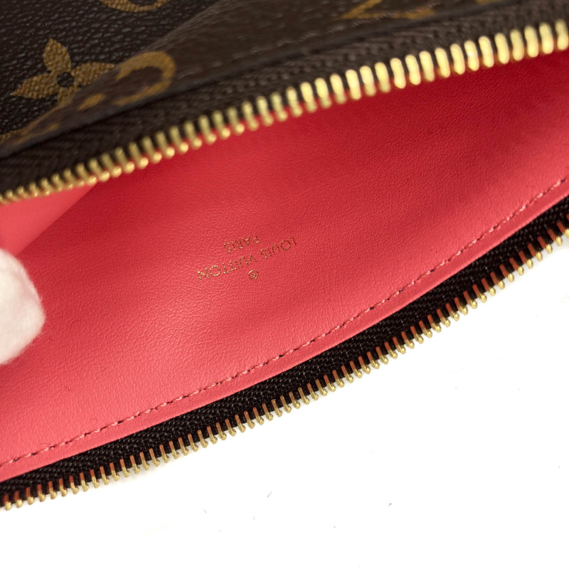 Pochette Felicie Chain Wallet Lovely Birds Design with Gold Hardware
