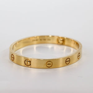 Love Bracelet 18K Yellow Gold Size 16