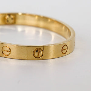 Love Bracelet 18K Yellow Gold Size 16