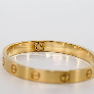 Love Bracelet 18K Yellow Gold Size 16