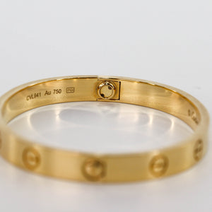 Love Bracelet 18K Yellow Gold Size 16