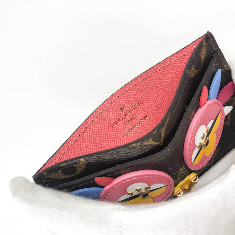 Monogram Card Holder in Lovely Birds Design