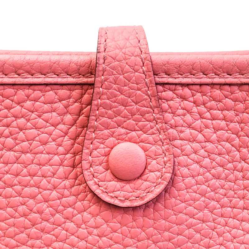 Hermes Rose Azalee Pink Mini TPM Evelyne Messenger Bag